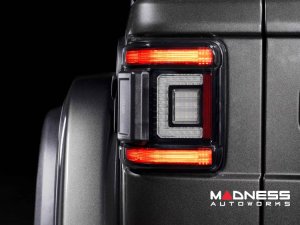 Jeep Wrangler JL LED Tail Lights - XB LED Series - Morimoto - Low Profile - Smoked